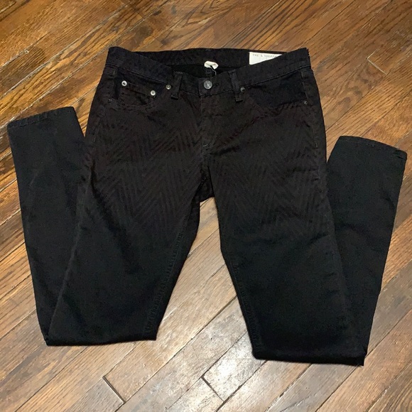 rag & bone chevron ombre skinny jeans. Size 29. - Picture 12 of 12